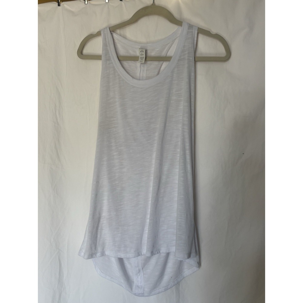 NWT Marika Women's White Racerback‎ Tank Top Size L B2